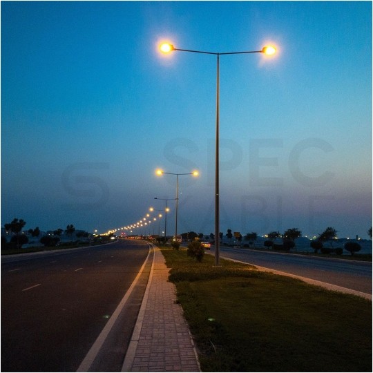 Oprawa, lampa uliczna LED SMD 100W 13500lm 4000K IP65 szara barwa NW biała neutralna IK08 V-TAC VT-106ST 5 LAT GWARANCJI