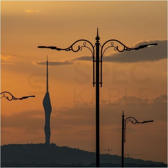 Oprawa, lampa uliczna LED SMD 100W 13500lm 4000K IP65 szara barwa NW biała neutralna IK08 V-TAC VT-106ST 5 LAT GWARANCJI