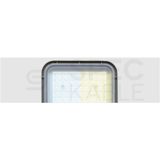 Oprawa, lampa uliczna LED SMD 100W 13500lm 4000K IP65 szara barwa NW biała neutralna IK08 V-TAC VT-106ST 5 LAT GWARANCJI