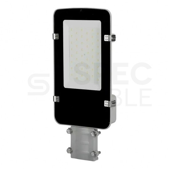 Oprawa, lampa uliczna LED SMD 30W 3000lm 4000K IP65 szara barwa NW biała neutralna V-TAC SAMSUNG VT-30ST-N 5 LAT GWARANCJI