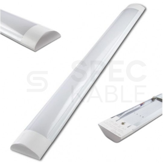 Oprawa liniowa, sufitowa 60cm LED 18W 1500lm 6500K IP20 biała barwa zimna CW