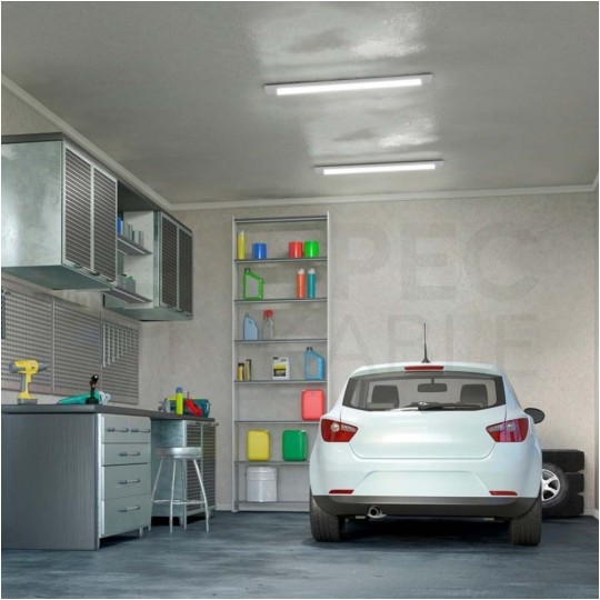 Oprawa liniowa, sufitowa 60cm LED 20W 2400lm 6400K IP20 biała barwa CW biała zimna V-TAC SAMSUNG VT-8-20 5 LAT GWARANCJI