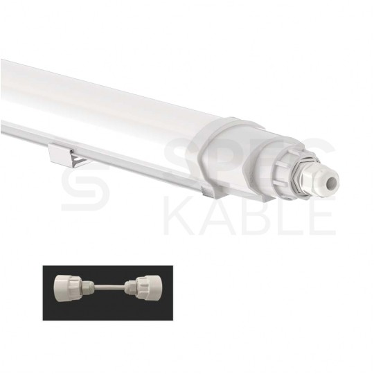 Oprawa liniowa, sufitowa hermetyczna 120cm LED 36W 3900lm 6500K IP65 biała barwa CW biała zimna Seria-L V-TAC VT-80120