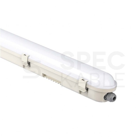 Oprawa liniowa, sufitowa hermetyczna 120cm LED 60W 7200lm 6500K IP65 biała barwa CW biala zimna IK07 V-TAC SAMSUNG VT-120060 5 LAT GWARANCJI