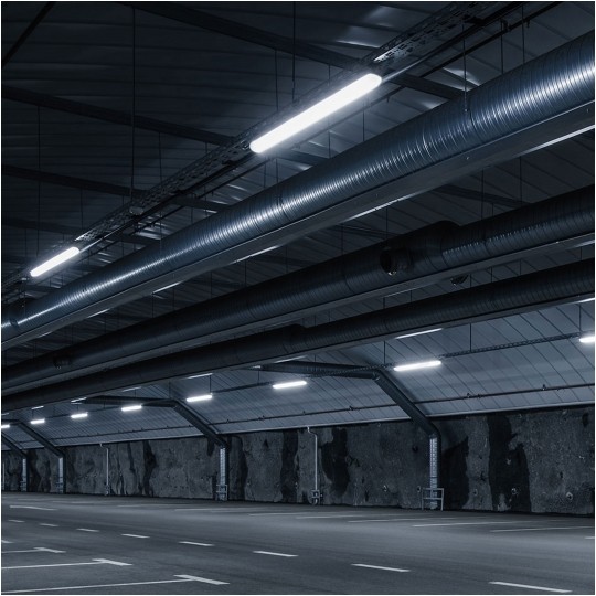 Oprawa liniowa, sufitowa hermetyczna 60cm LED 25W 3000lm 6000K IP65 barwa CW biała zimna IK07 SPECTRUM LED