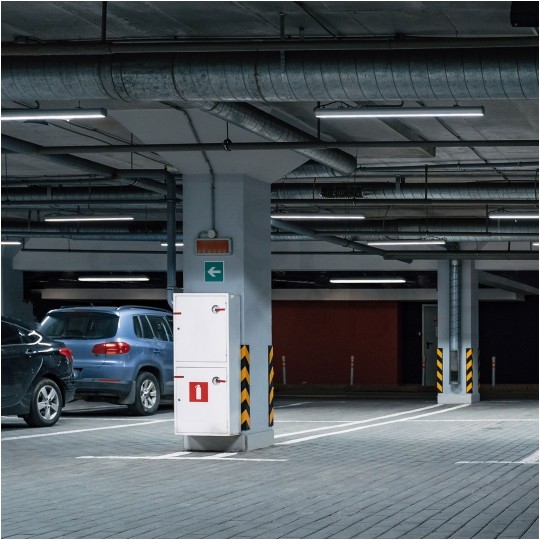 Oprawa liniowa, sufitowa hermetyczna GIGANT 60cm LED 20W 3250lm 4000K IP65 biała/szara barwa NW biała neutralna IK10 LIMEA GIGANT SPECTRUM LED