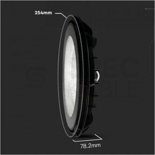 Oprawa przemysłowa LED SMD 100W 8500lm 4000K IP65 czarna barwa NW biała neutralna IK05 HighBay V-TAC VT-90101 2 LAT GWARANCJI