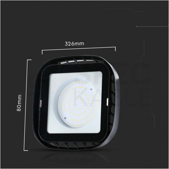 Oprawa przemysłowa LED SMD 200W 17540lm 4000K IP65 czarna barwa NW biała neutralna IK05 HighBay V-TAC VT-91200 2 LAT GWARANCJI