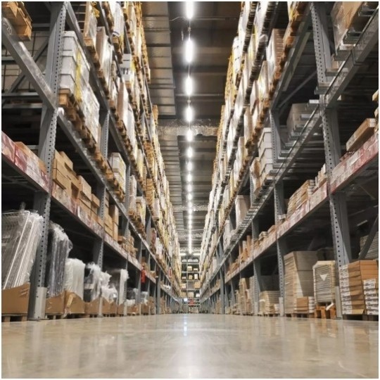 Oprawa przemysłowa, liniowa LED SMD 100W 8700lm 4000K IP65 czarna barwa NW biała neutralna IK05 HighBay V-TAC VT-91100 2 LAT GWARANCJI