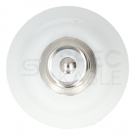 Oprawa redukcyjna żarówki adapter z E14 na gwint E27 biała 250V 2A ELCAN