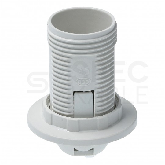 Oprawa żarówki gwint E14 plastikowa biała 250V 16A dł. 54mm śr. 58mm ELCAN