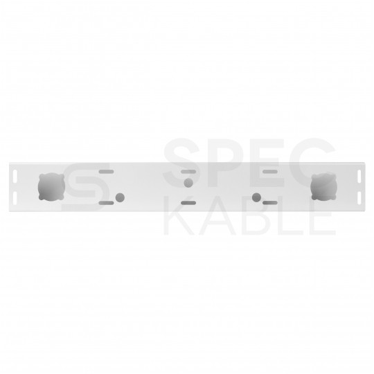 Organizator kabli sprzętowych podbiurkowy 590x110x46mm biały