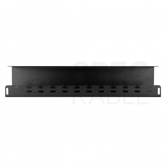 Organizator kabli sprzętowych podbiurkowy 590x110x46mm czarny