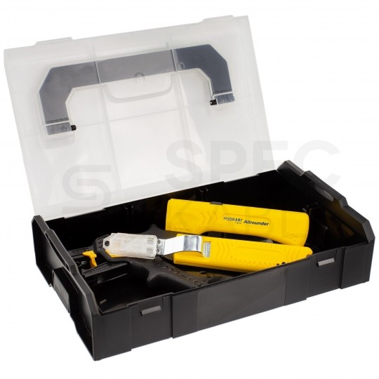 Organizer, pojemnik na narzędzia i akcesoria z rączką 155x260x60mm czarne Sortimo L-BOXX mini