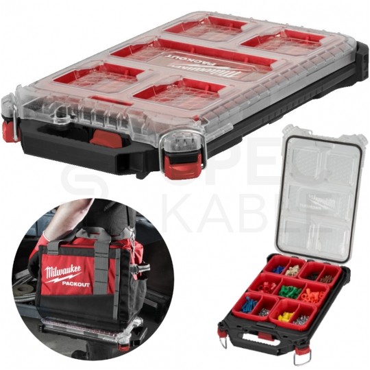 Organizer SLIM 416x248x64mm średni PACKOUT MILWAUKEE