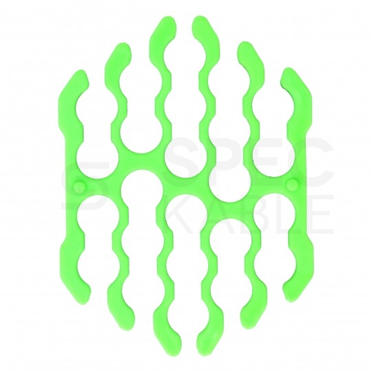 Organizer wiązek kablowych na 24szt. kabli sieciowych ALANTEC