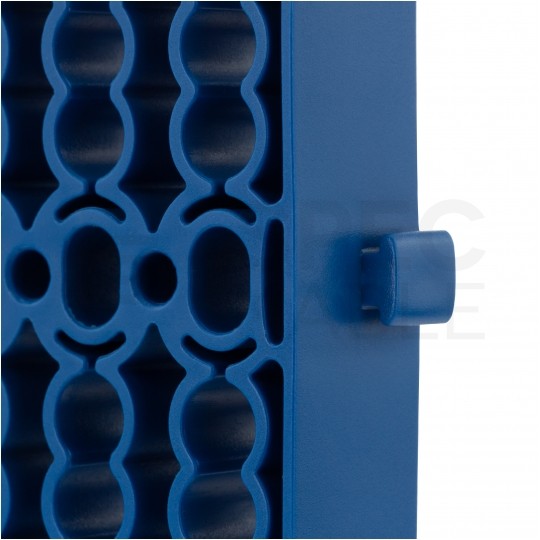 Organizer wiązek kablowych na 24szt. kabli sieciowych NEKU niebieski