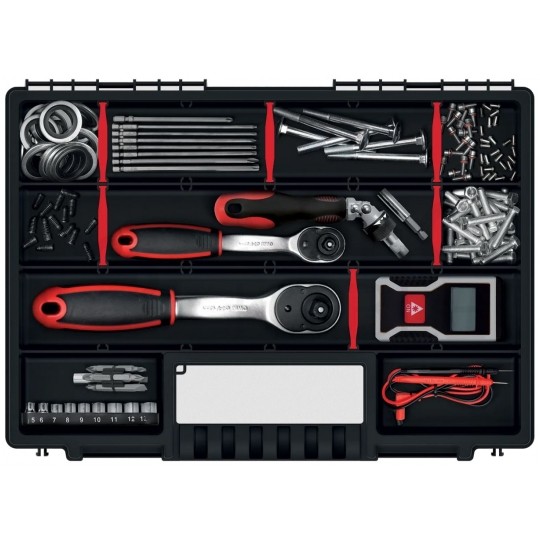Organizer z przegrodami na narzędzia i akcesoria 340x249x50mm Kistenberg NORS14