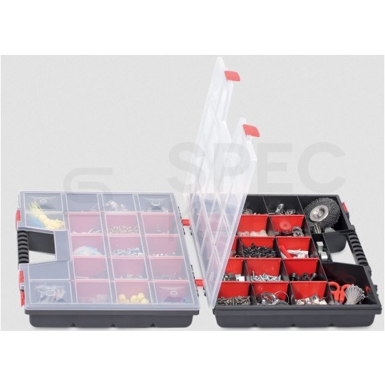 Organizer z przegrodami na narzędzia i akcesoria 340x249x50mm Kistenberg NORS14