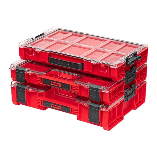 Organizer z przegrodami na narzędzia i akcesoria 452x358x110mm 9l Qbrick 300 System PRO RED Ultra HD