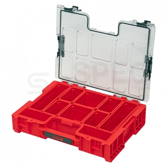 Organizer z przegrodami na narzędzia i akcesoria 452x358x110mm 9l Qbrick 300 System PRO RED Ultra HD
