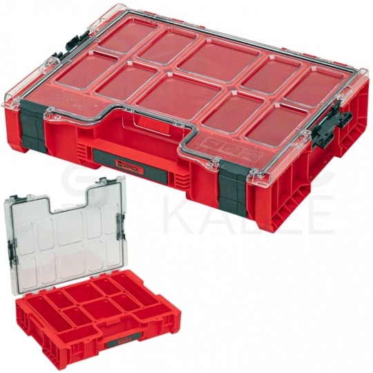 Organizer z przegrodami na narzędzia i akcesoria 452x358x110mm Qbrick System PRO 300 RED