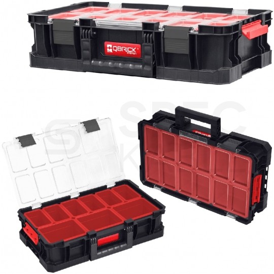 Organizer z przegrodami na narzędzia i akcesoria 527x307x125mm Qbrick System Two Plus