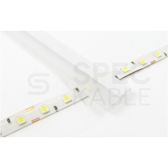 Osłona klosz do profilu LED 1m 2,02mm mleczny TYP A B C PVC LUMINES