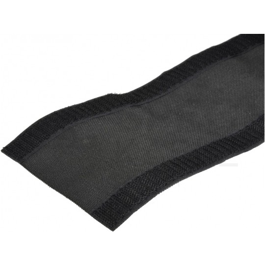 Osłona maskująca napodłowa 105mm na kable i przewody (mocowana na rzep) czarna 2m