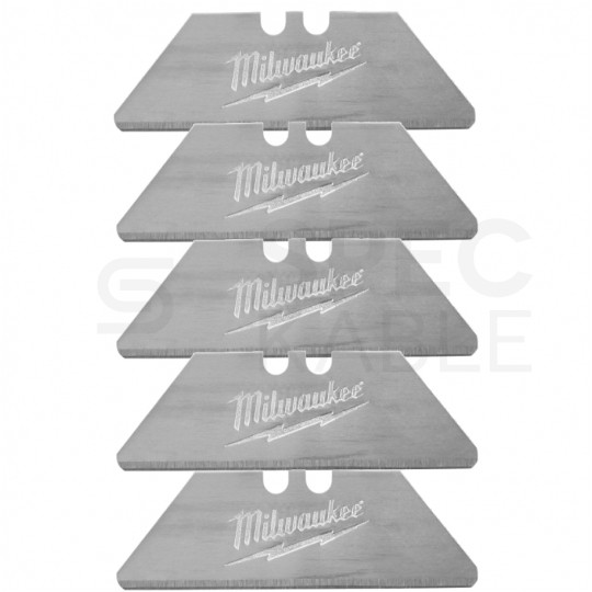 Ostrza wymienne trapezowe 62mm zaokrąglone do noża MILWAUKEE 5szt