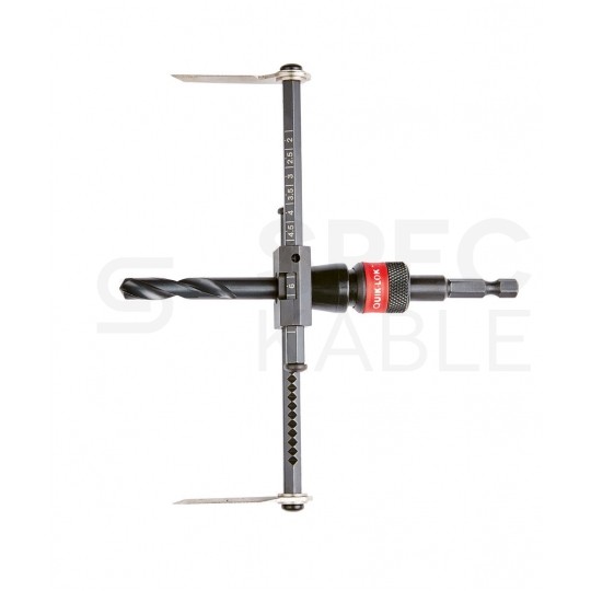 Otwornica nastawna regulowana 51-178mm z osłoną przeciwpyłową do płyt sufitowych i suchej zabudowy MILWAUKEE