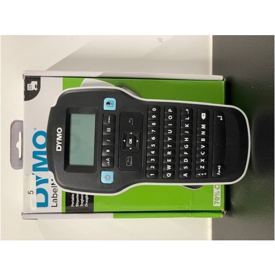 OUTLET Drukarka etykiet DYMO LabelManager 160 dla biura, domu, instalatora (LM 160) [S0946320] + taśma DYMO D1 12mm [45013]