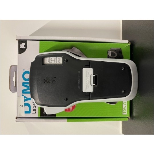 OUTLET Drukarka etykiet DYMO LabelManager 160 dla biura, domu, instalatora (LM 160) [S0946320] + taśma DYMO D1 12mm [45013]