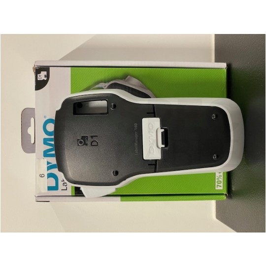 OUTLET Drukarka etykiet DYMO LabelManager 160 dla biura, domu, instalatora (LM 160) [S0946320] + taśma DYMO D1 12mm [45013]