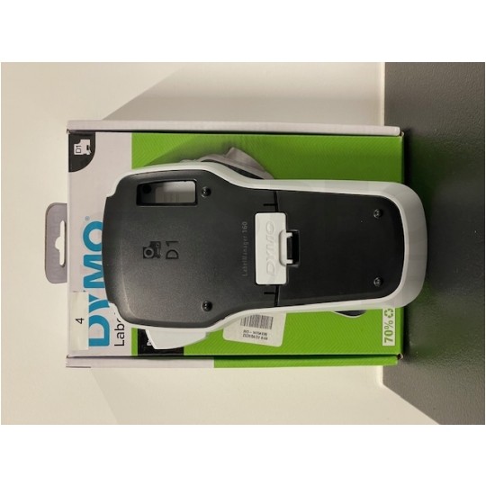 OUTLET Drukarka etykiet DYMO LabelManager 160 dla biura, domu, instalatora (LM 160) [S0946320] + taśma DYMO D1 12mm [45013]