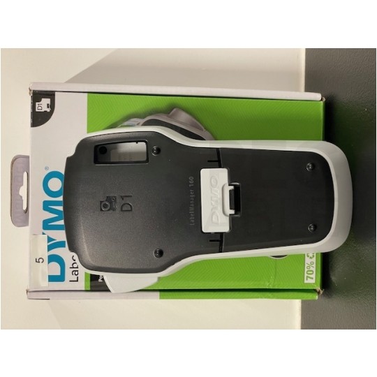 OUTLET Drukarka etykiet DYMO LabelManager 160 dla biura, domu, instalatora (LM 160) [S0946320] + taśma DYMO D1 12mm [45013]