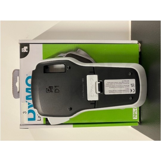 OUTLET Drukarka etykiet DYMO LabelManager 160 dla biura, domu, instalatora (LM 160) [S0946320] + taśma DYMO D1 12mm [45013]