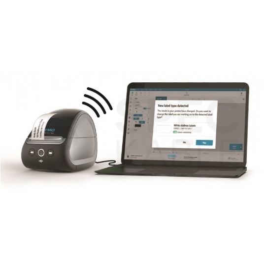 OUTLET Drukarka etykiet DYMO LabelWriter 550 TURBO dla biura, sklepu, magazynu (LW550 TURBO) [2112723]