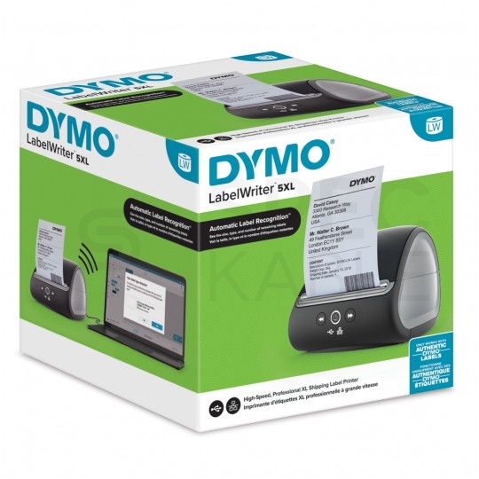 OUTLET Drukarka termiczna do etykiet kurierskich DYMO LabelWriter 5XL dla biura, sklepu, magazynu (LW 5XL) [2112725]