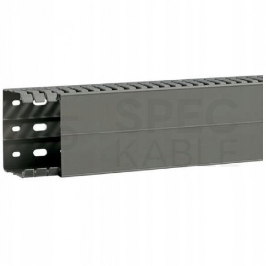 OUTLET Kanał grzebieniowy 60x40mm szary korytko kablowe z pokrywą HAGER