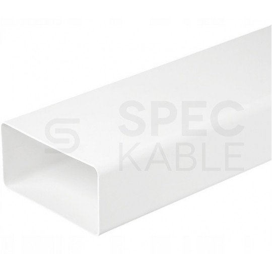 OUTLET Kanał wentylacyjny płaski 55x110mm 1,5m biały airRoxy 02-414
