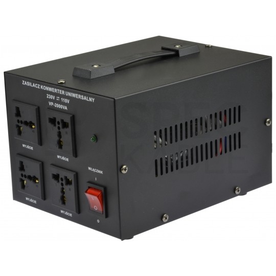 OUTLET Konwerter napięcia 230V - 110V 2000VA VOLT