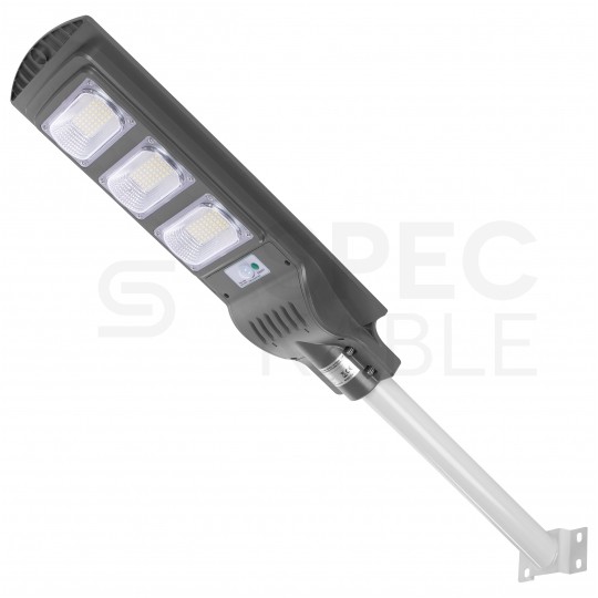 OUTLET Lampa solarna JOCKER LED 120W 12000mAh, panel fotowoltaiczny 12W, czujnik ruchu z przewodem 5m VOLT