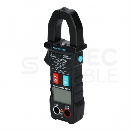 OUTLET Multimetr cęgowy z autozakresem i pomiarem True RMS miernik uniwersalny z wyświetlaczem LCD FORSCHER FS207