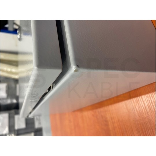 OUTLET Obudowa hermetyczna rozdzielnica metalowa z płytą montażową 300x200x150 IP65 natynkowa NEKU