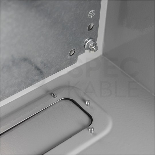 OUTLET Obudowa hermetyczna rozdzielnica metalowa z płytą montażową 300x200x150 IP65 natynkowa NEKU