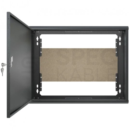 OUTLET Obudowa metalowa szafka TPR-6 CATV 540x420x180mm czarna natynkowa