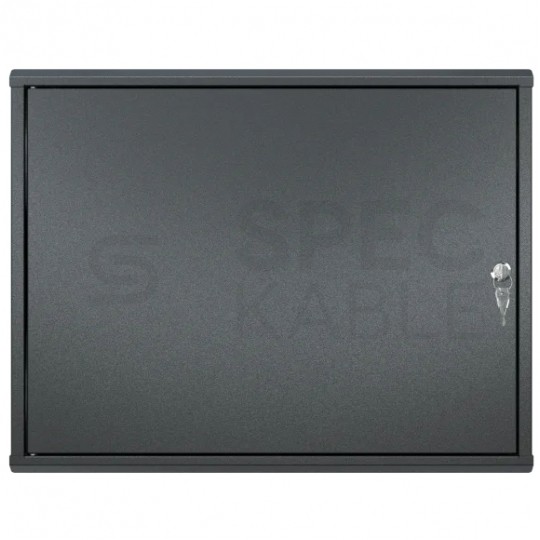 OUTLET Obudowa metalowa szafka TPR-6 CATV 540x420x180mm czarna natynkowa
