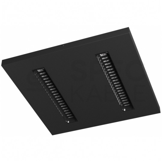 OUTLET Panel ALGINE DOPPIO LED 230V 40W 6000lm NW czarny SPECTRUM LED