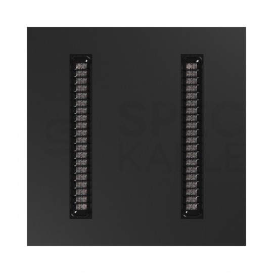 OUTLET Panel ALGINE DOPPIO LED 230V 40W 6000lm NW czarny SPECTRUM LED